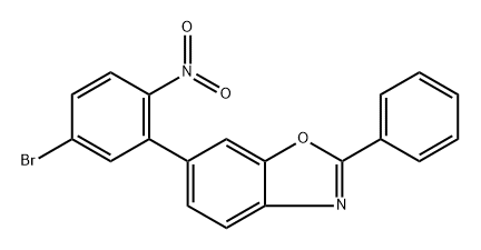 6-(5-Bromo-2-nitrophenyl)-2-phenylbenzoxazole 结构式