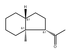 Ketone, 3aalpha,4,5,6,7,7a-hexahydro-7abeta-methyl-1beta-indanyl methy l Structure