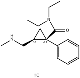 米那普仑甲胺杂质盐酸盐,165259-91-6,结构式