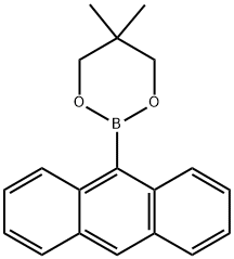 2-(anthracen-9-yl)-5,5-dimethyl-1,3,2-dioxaborinane Structure