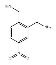 2-(aminomethyl)-4-nitrophenyl]methanamine 化学構造式