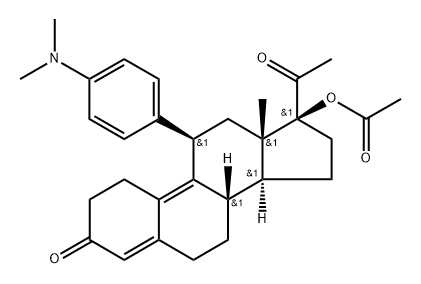 Ulipristal Acetate 17-belta Isomer Structure