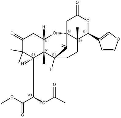 (13α,17aα)-6-アセチルオキシ-1α,14β:21,23-ジエポキシ-4,4-ジメチル-3,16-ジオキソ-D-ホモ-24-ノル-17-オキサ-6,7-セコ-5α-コラ-7,20,22-トリエン-6-カルボン酸メチル