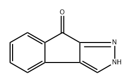 Indeno[2,1-c]pyrazol-8(2H)-one Struktur