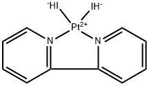 Platinum, (2,2'-bipyridine-κN1,κN1')diiodo-, (SP-4-2)- 化学構造式