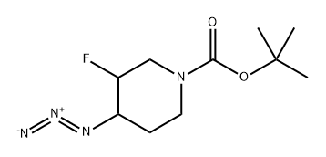 tert-butyl 4-azido-3-fluoropiperidine-1-carboxylate Structure