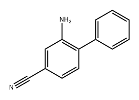 2-Amino-4-cyanobiphenyl Struktur