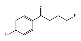 1-(4-溴苯基)-4-氟丁烷-1-酮,1662698-52-3,结构式