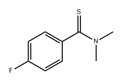 4-氟- N,N-二甲基-苯硫酰胺,1664368-50-6,结构式