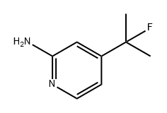 4-(2-fluoropropan-2-yl)pyridin-2-amine Struktur