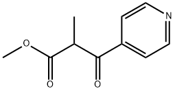 Methyl 2-methyl-3-oxo-3-(pyridin-4-yl)propanoate Struktur