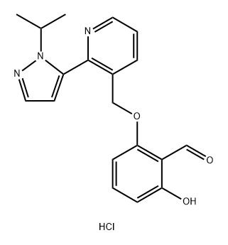 GBT 440 hydrochloride,1667717-41-0,结构式