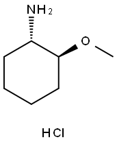 (1S,2S)-2-甲氧基环己胺盐酸盐,1668594-28-2,结构式