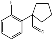 1-(2-氟苯基)环戊基甲醛, 166877-97-0, 结构式