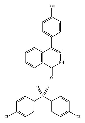 4-(4-Hydroxyphenyl)-1(2H)-phthalazinone polymer with 1,1'-sulfonylbis [4-chlorobenzene] Structure