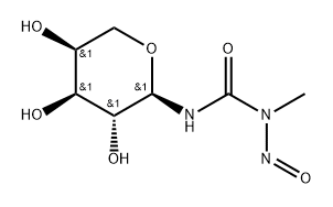 N-2-L-Arabinoliranoenyl-N-methyl-N-nitrosourea Structure