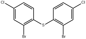 bis(2-bromo-4-chlorophenyl)sulfane Struktur