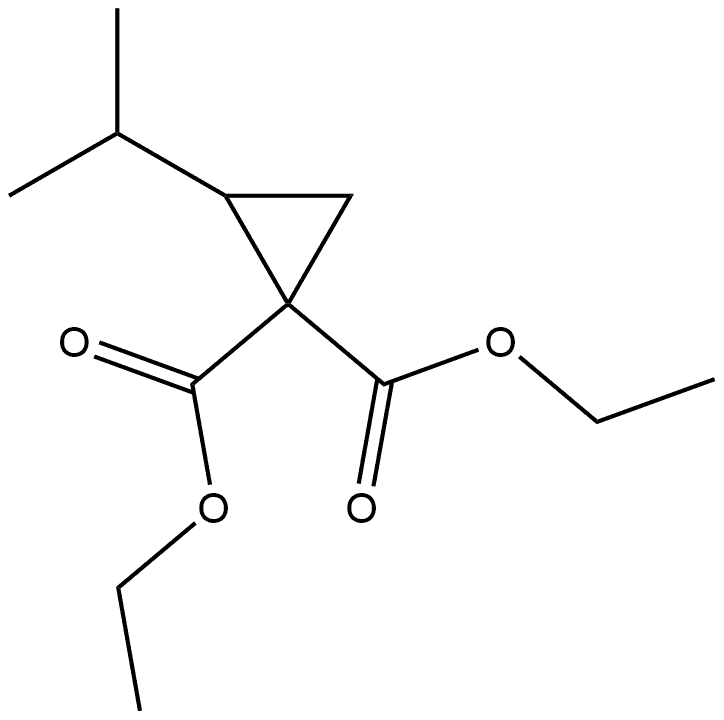1,1-Cyclopropanedicarboxylic acid, 2-(1-methylethyl)-, 1,1-diethyl ester