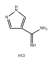 1H-Pyrazole-4-carboximidamide, hydrochloride (1:1) Struktur