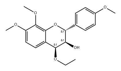 trans-2,3,cis-3,4-4-Ethoxy-4',7,8-trimethoxy-3-flavanol|