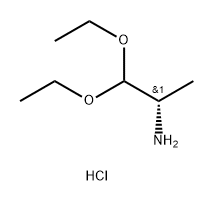 2-Propanamine, 1,1-diethoxy-, hydrochloride, (S)- (9CI) Structure