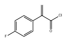 2-(4-fluorophenyl)acryloyl chloride Struktur