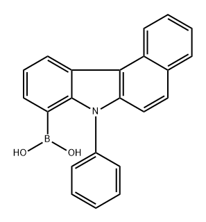 B-(7-Phenyl-7H-benzo[c]carbazol-8-yl)boronic acid,1686099-97-7,结构式