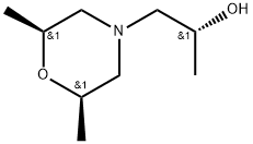 4-Morpholineethanol, α,2,6-trimethyl-, (αR,2R,6S)- Struktur