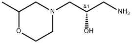 4-Morpholineethanol, α-(aminomethyl)-2-methyl-, (αS)- 结构式