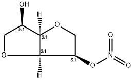 D-Mannitol, 1,4:3,6-dianhydro-, 2-nitrate Struktur