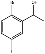 1-(2-Bromo-5-iodophenyl)ethanol,1691038-35-3,结构式