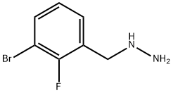 (3-bromo-2-fluorophenyl)methyl]hydrazine,1691112-27-2,结构式