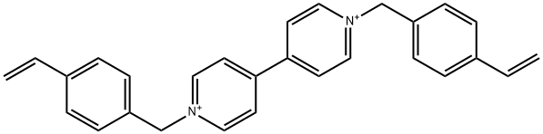 1,1′-双(4-乙烯基苯基)甲基]-4,4-联吡啶盐,169125-04-6,结构式