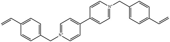 1,1′-双(4-乙烯基苯基)甲基]-4,4-联吡啶盐, 169125-04-6, 结构式