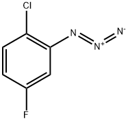 2‐AZIDO‐1‐CHLORO‐4‐
FLUOROBENZEN 结构式