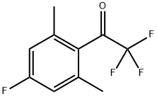 2,2,2-Trifluoro-1-(4-fluoro-2,6-dimethylphenyl)ethanone Struktur