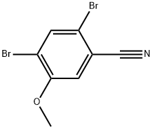 2,4-Dibromo-5-methoxybenzonitrile Structure