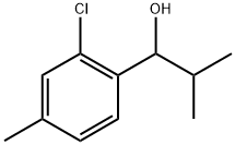 1-(2-chloro-4-methylphenyl)-2-methylpropan-1-ol Structure