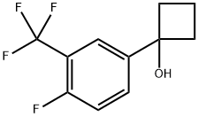 1-(4-fluoro-3-(trifluoromethyl)phenyl)cyclobutanol,1693984-78-9,结构式