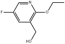 2-Ethoxy-5-fluoro-3-pyridinemethanol Struktur