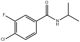 4-chloro-3-fluoro-N-isopropylbenzamide Structure