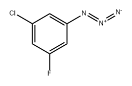 1-azido-3-chloro-5-fluorobenzene 化学構造式