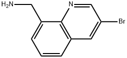 (3-bromoquinolin-8-yl)methanamine 结构式