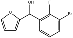 (3-bromo-2-fluorophenyl)(furan-2-yl)methanol Structure
