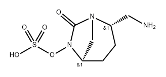 Sulfuric acid, mono[(2S,5R)-2-(aminomethyl)- 7-oxo-1,6-diazabicyclo[3.2.1]oct-6-yl] ester,1695555-89-5,结构式