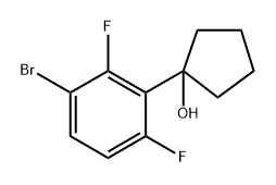 1-(3-bromo-2,6-difluorophenyl)cyclopentanol|