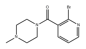 (2-Bromopyridin-3-yl)(4-methylpiperazin-1-yl)methanone Structure