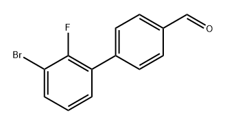 3'-Bromo-2'-fluoro-[1,1'-biphenyl]-4-carbaldehyde Structure