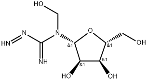 Diazenecarboximidamide, N-(hydroxymethyl)-N-β-D-ribofuranosyl-, 1698011-17-4, 结构式