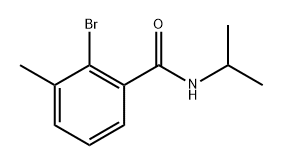 2-bromo-N-isopropyl-3-methylbenzamide Structure